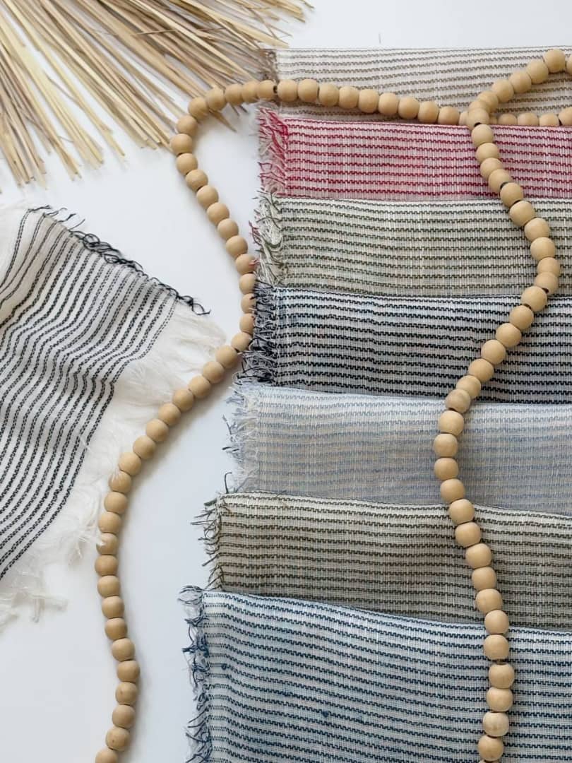 1760- شال لینن رزا