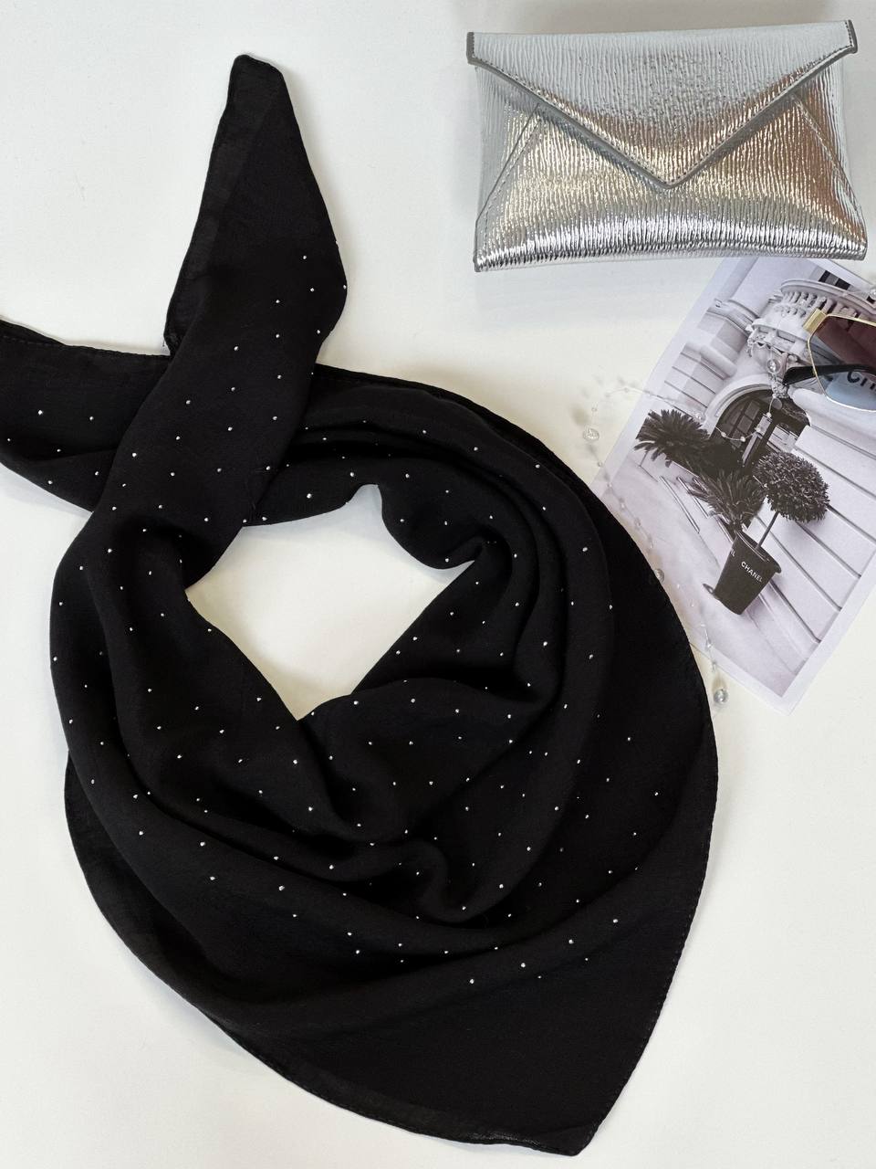 1764- مینی اسکارف نگینی