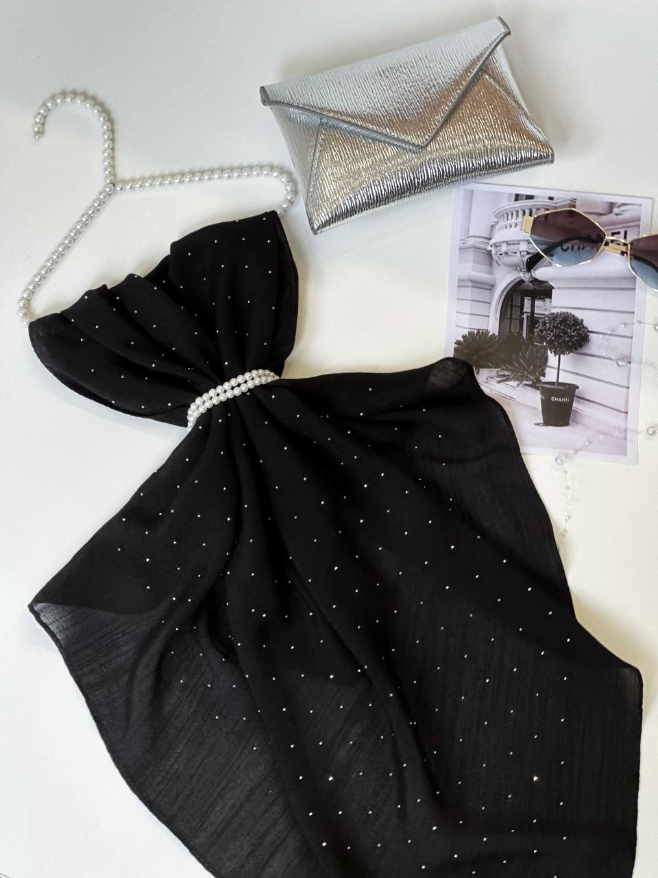 1764- مینی اسکارف نگینی