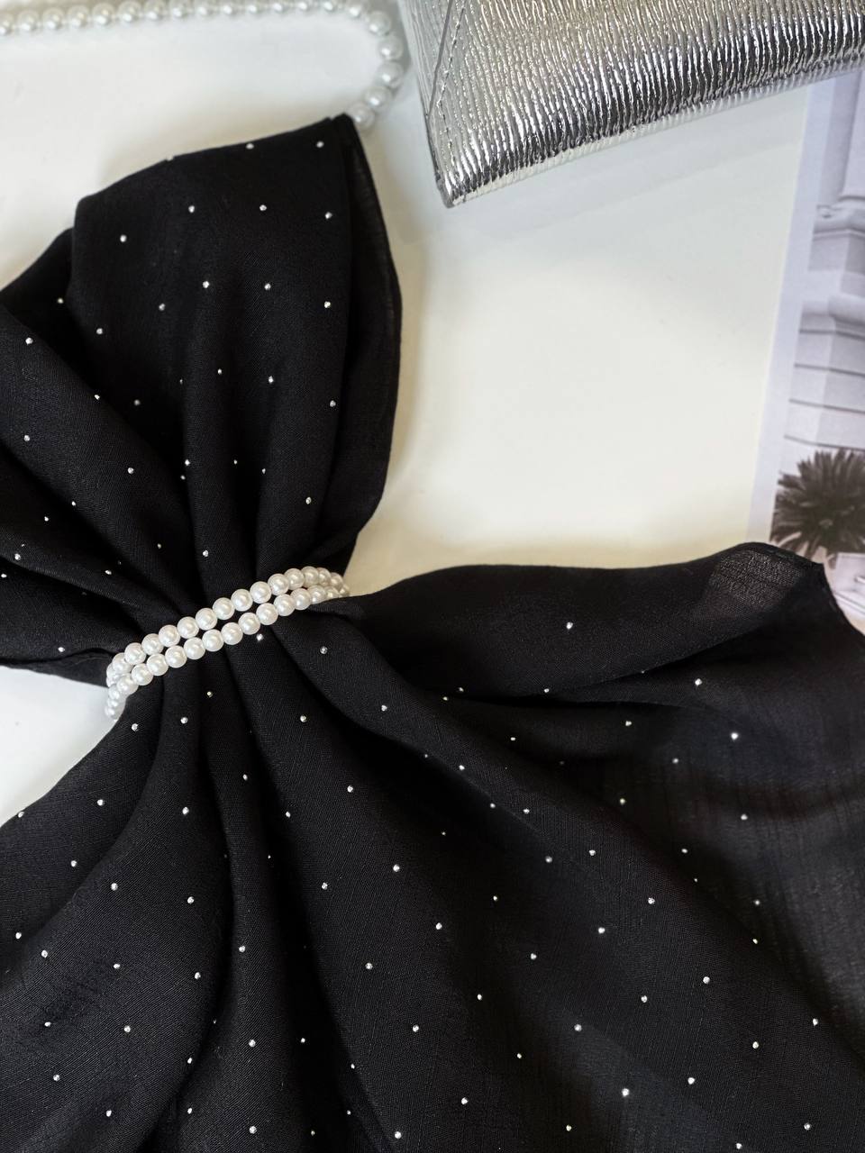 1764- مینی اسکارف نگینی