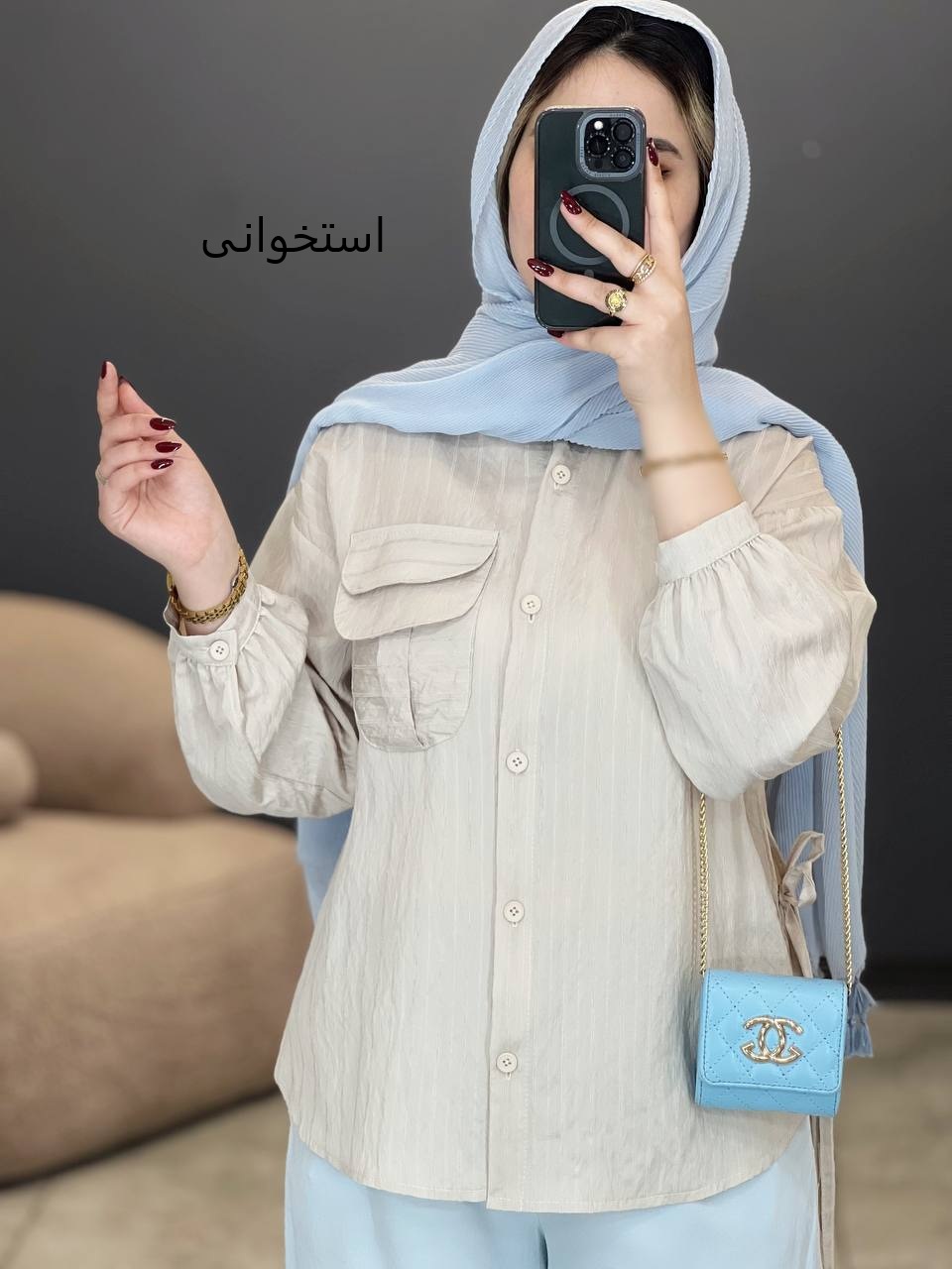 1766- شومیز بغل بند پری