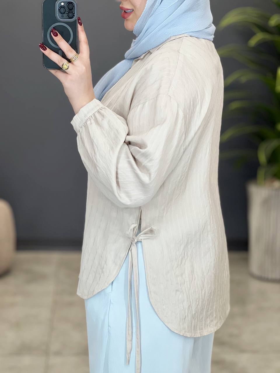 1766- شومیز بغل بند پری