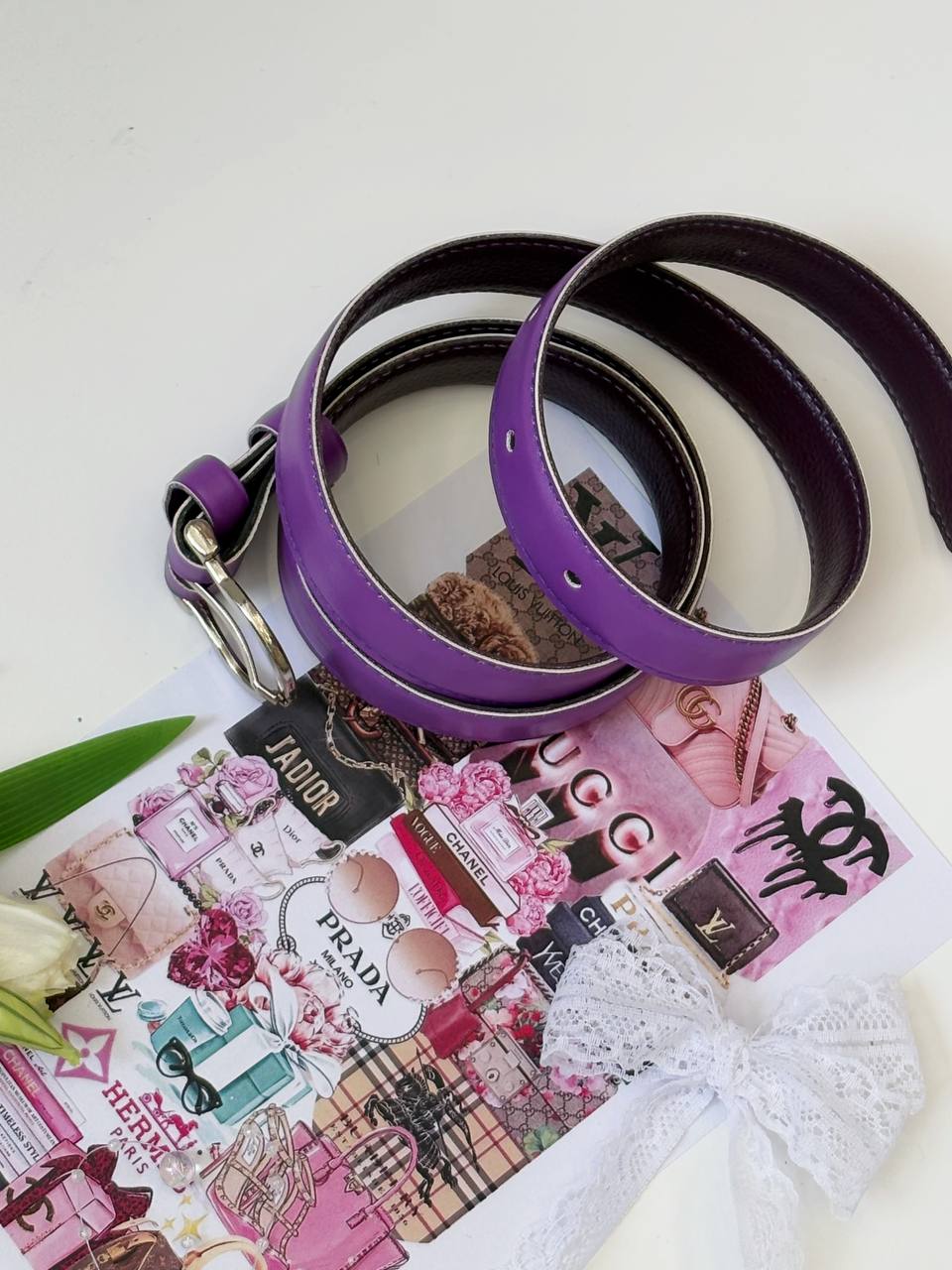 1775- کمربند دور دوخت رنگی