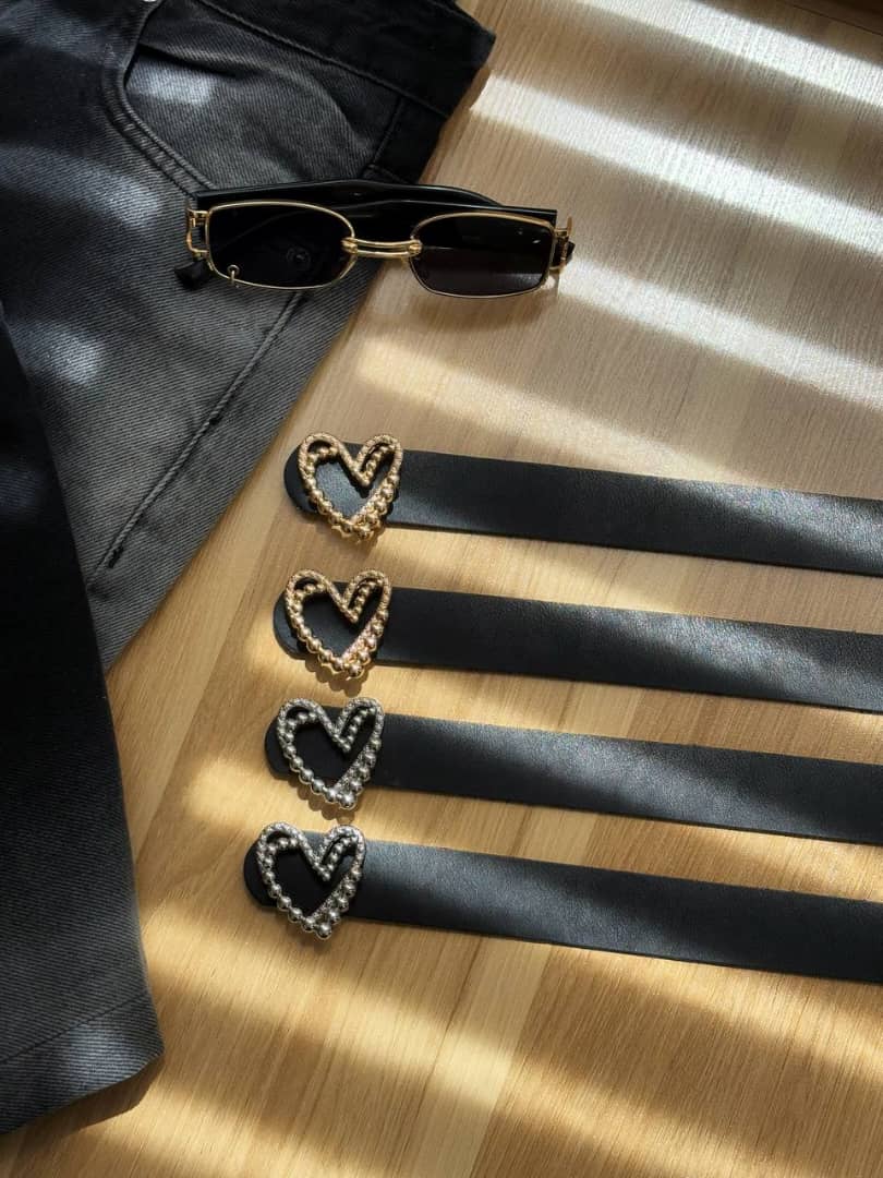 1777- کمربند 3 سانت پلاکدار