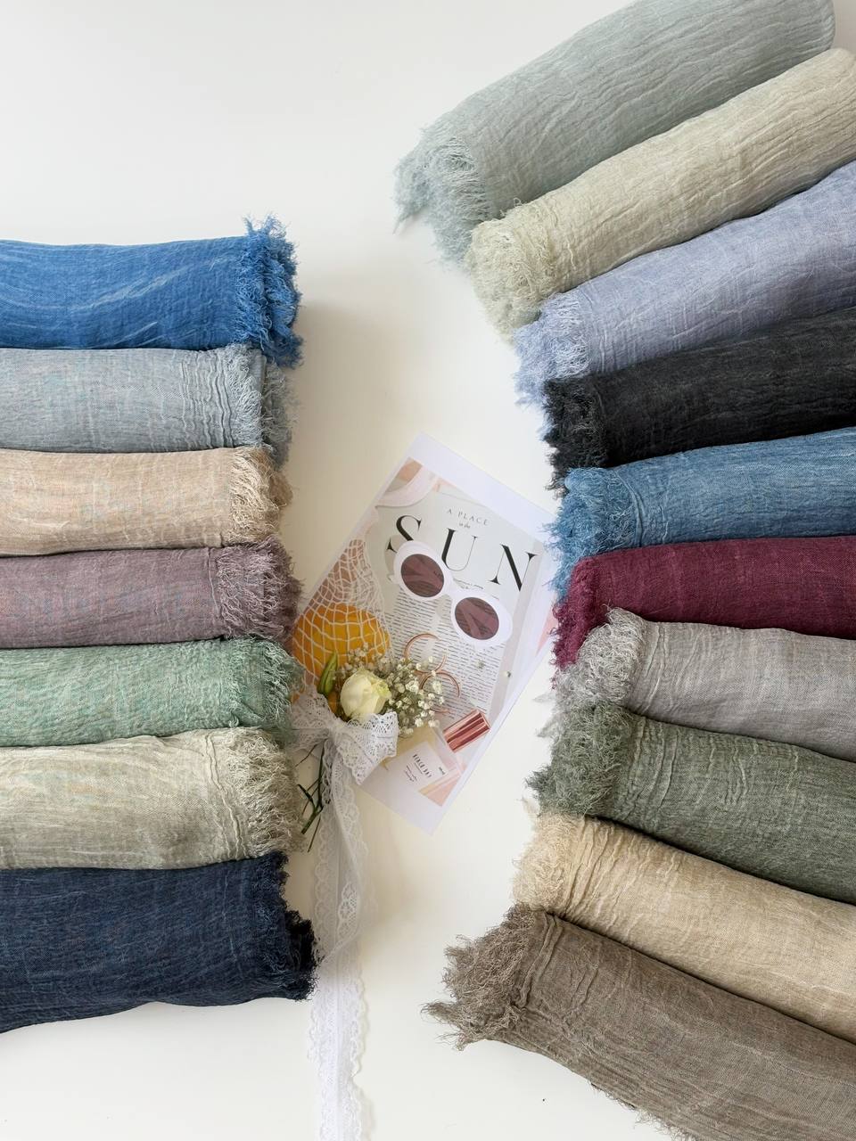 1780- شال دور ریش وارداتی