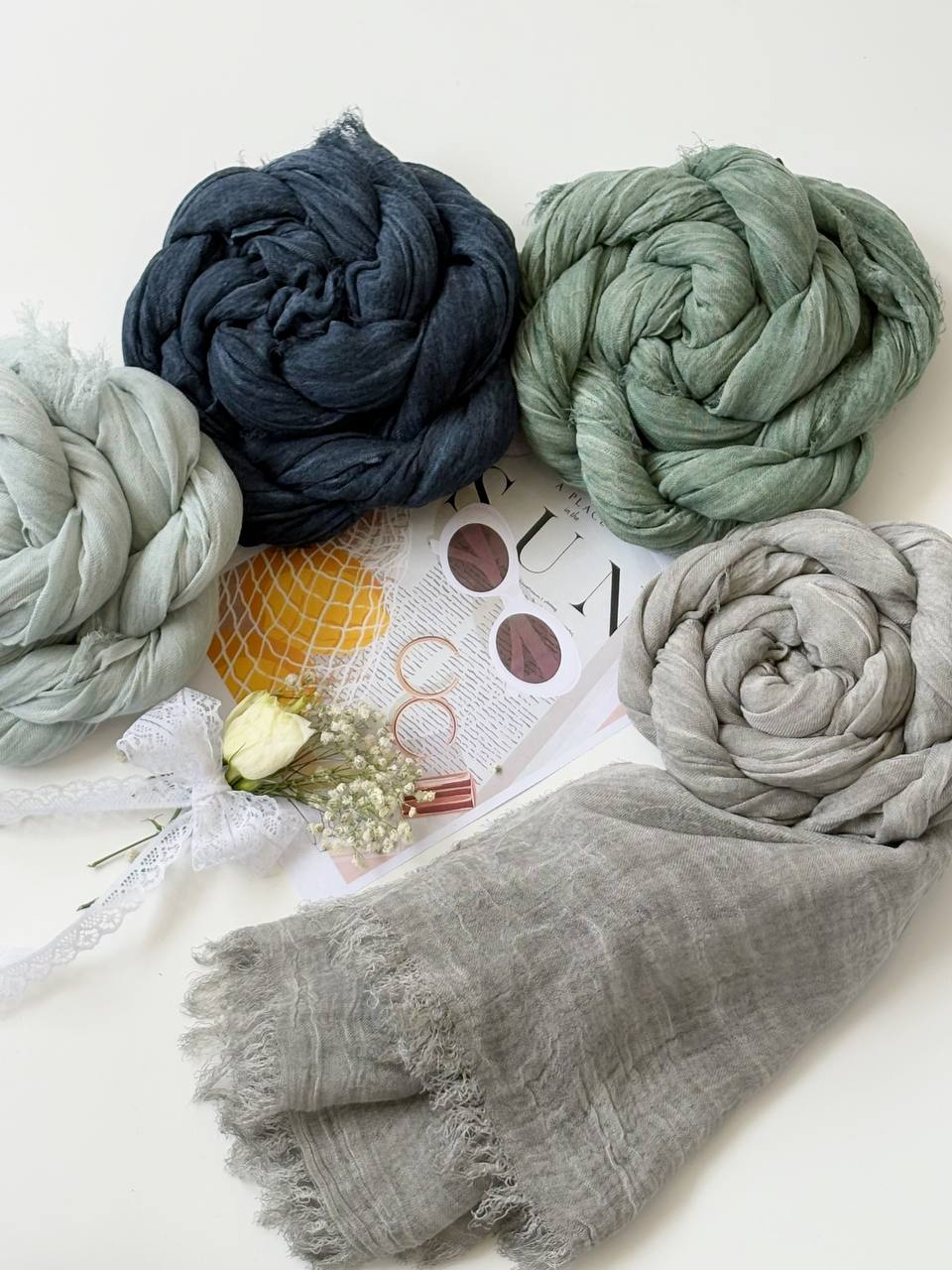 1780- شال دور ریش وارداتی