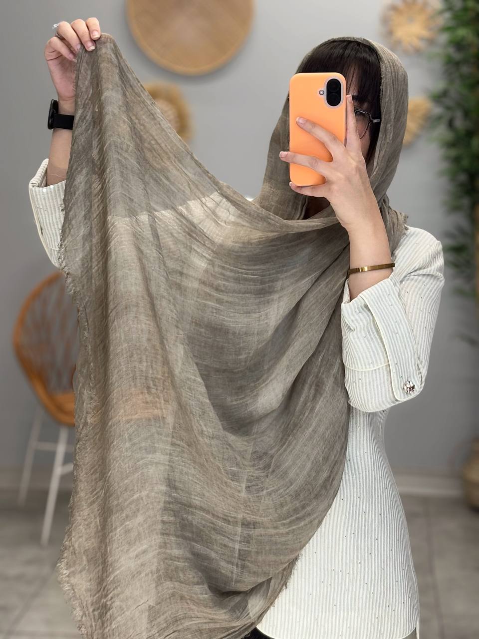 1780- شال دور ریش وارداتی