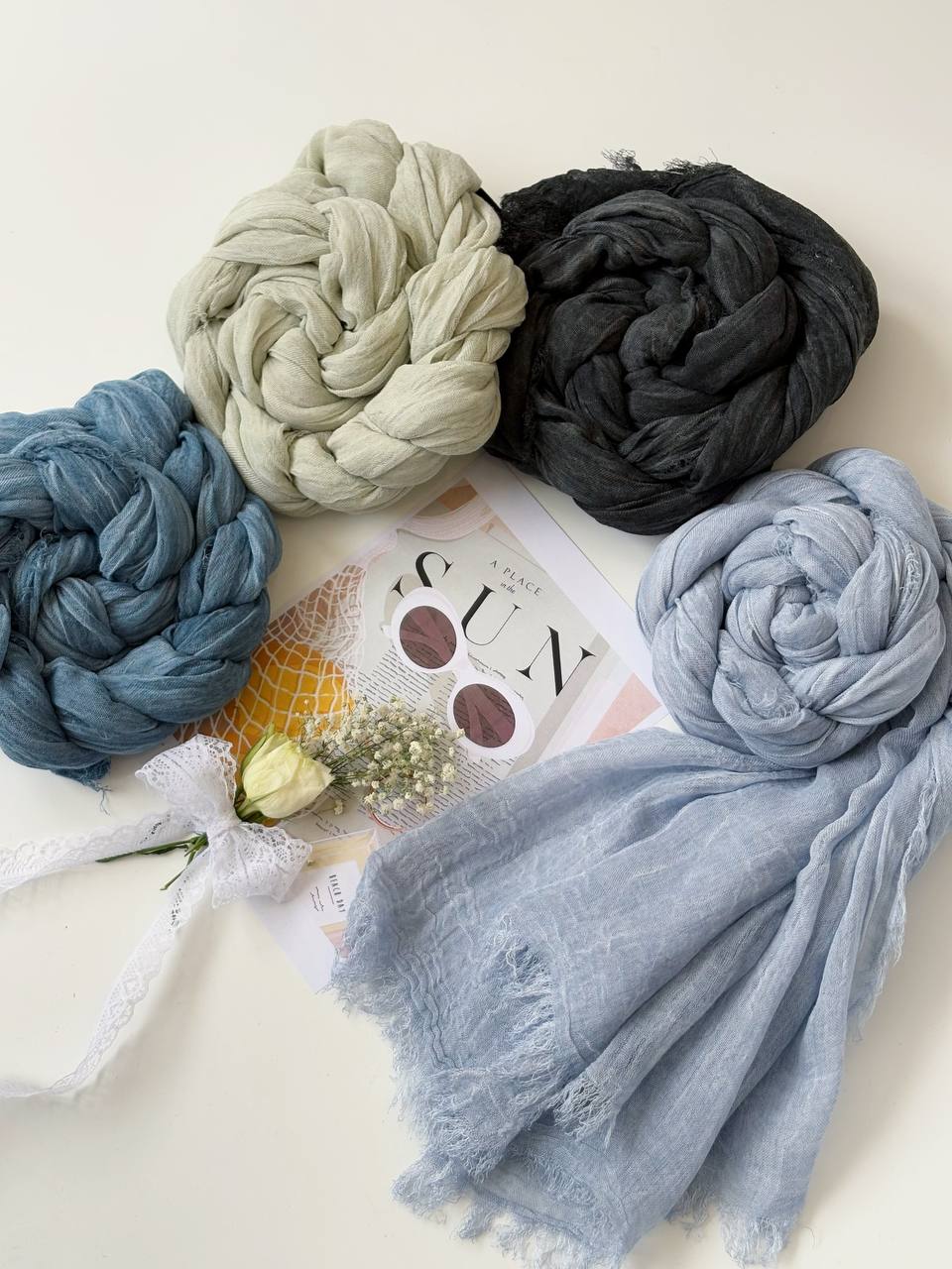 1780- شال دور ریش وارداتی