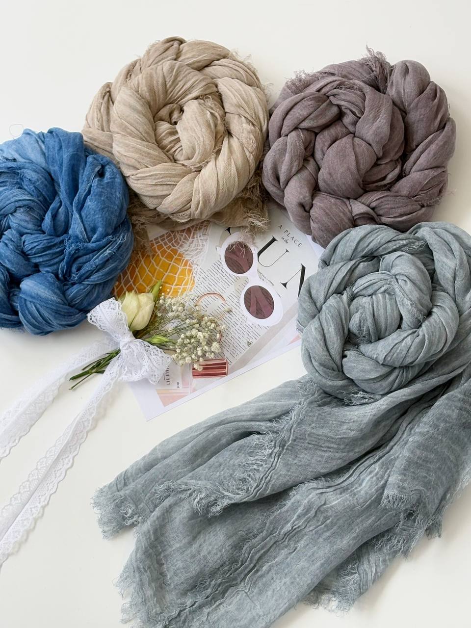 1780- شال دور ریش وارداتی