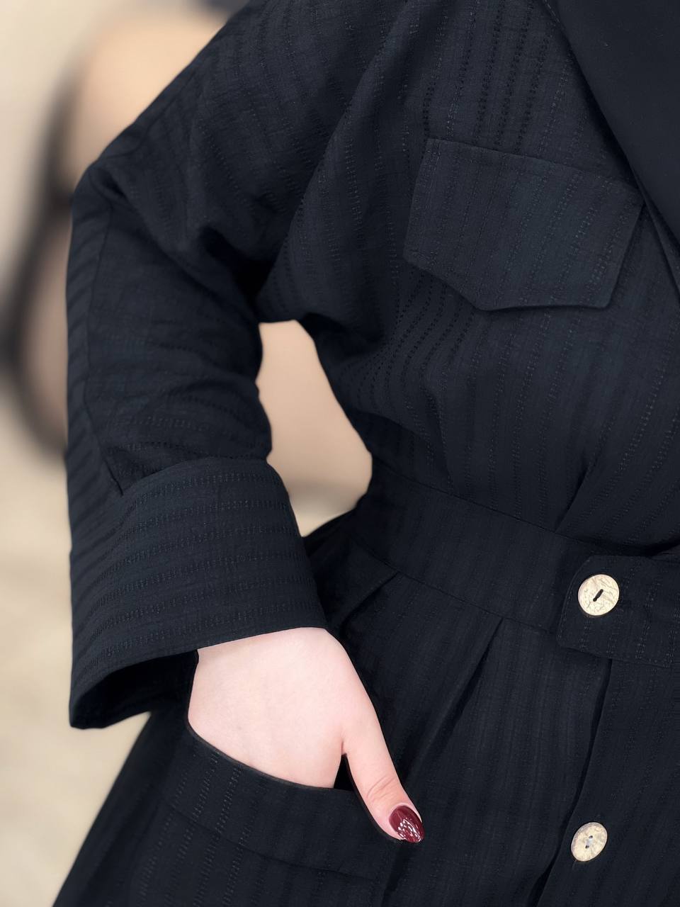 1783- مانتو مزونی یقه انگلیسی