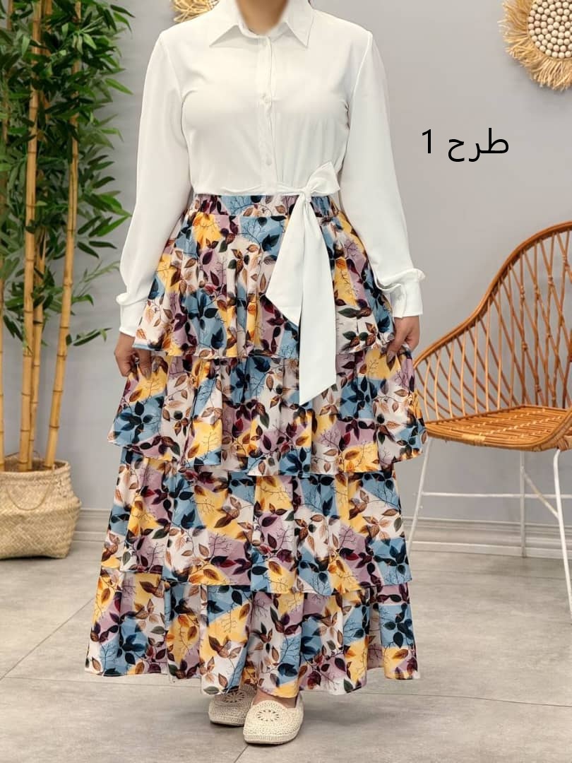 1794- دامن طبقه ای مارال