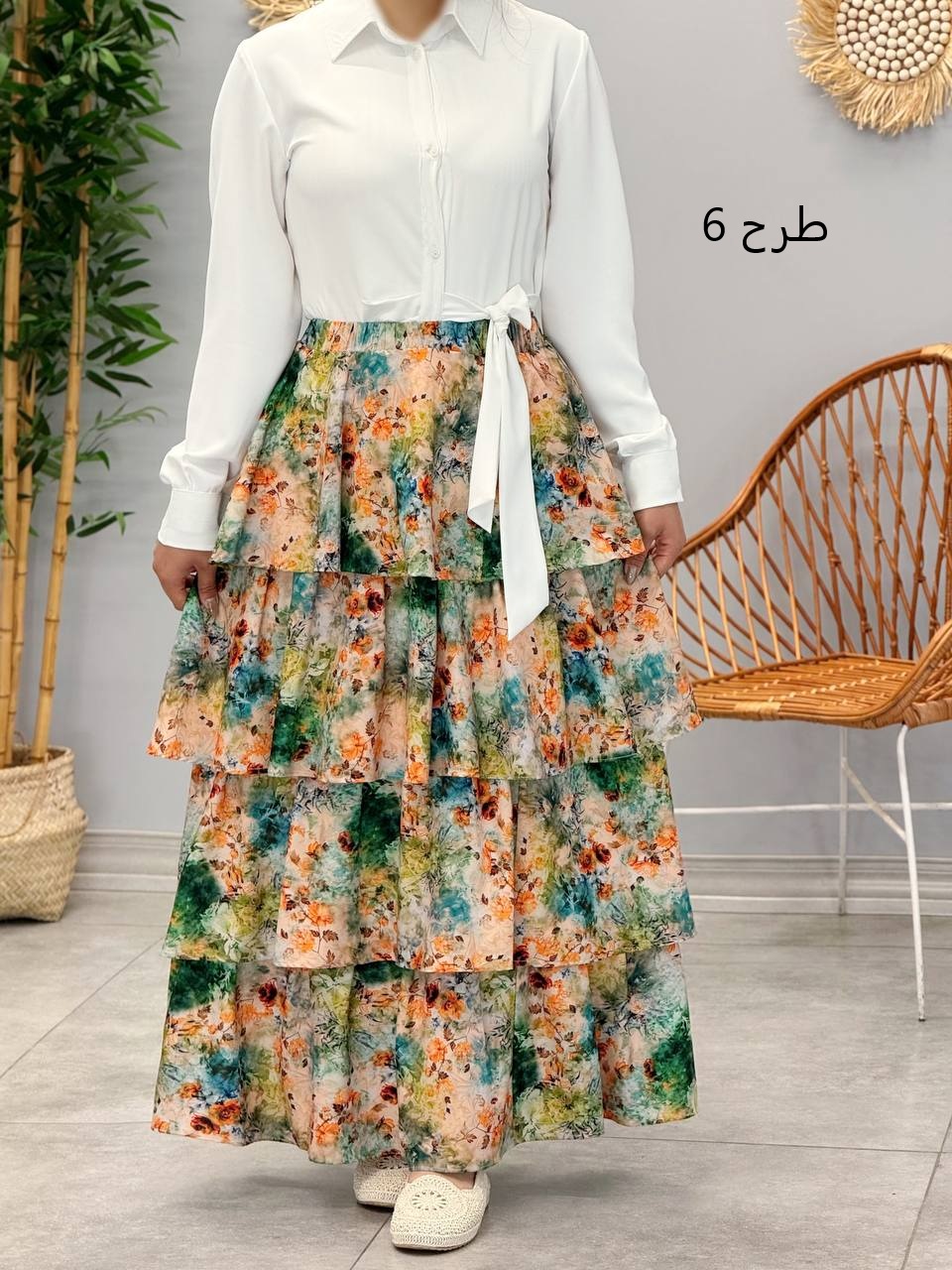 1794- دامن طبقه ای مارال