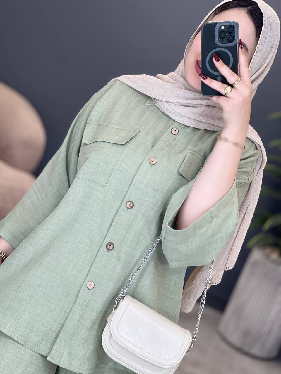 1797- ست شومیز شلوار پالیز