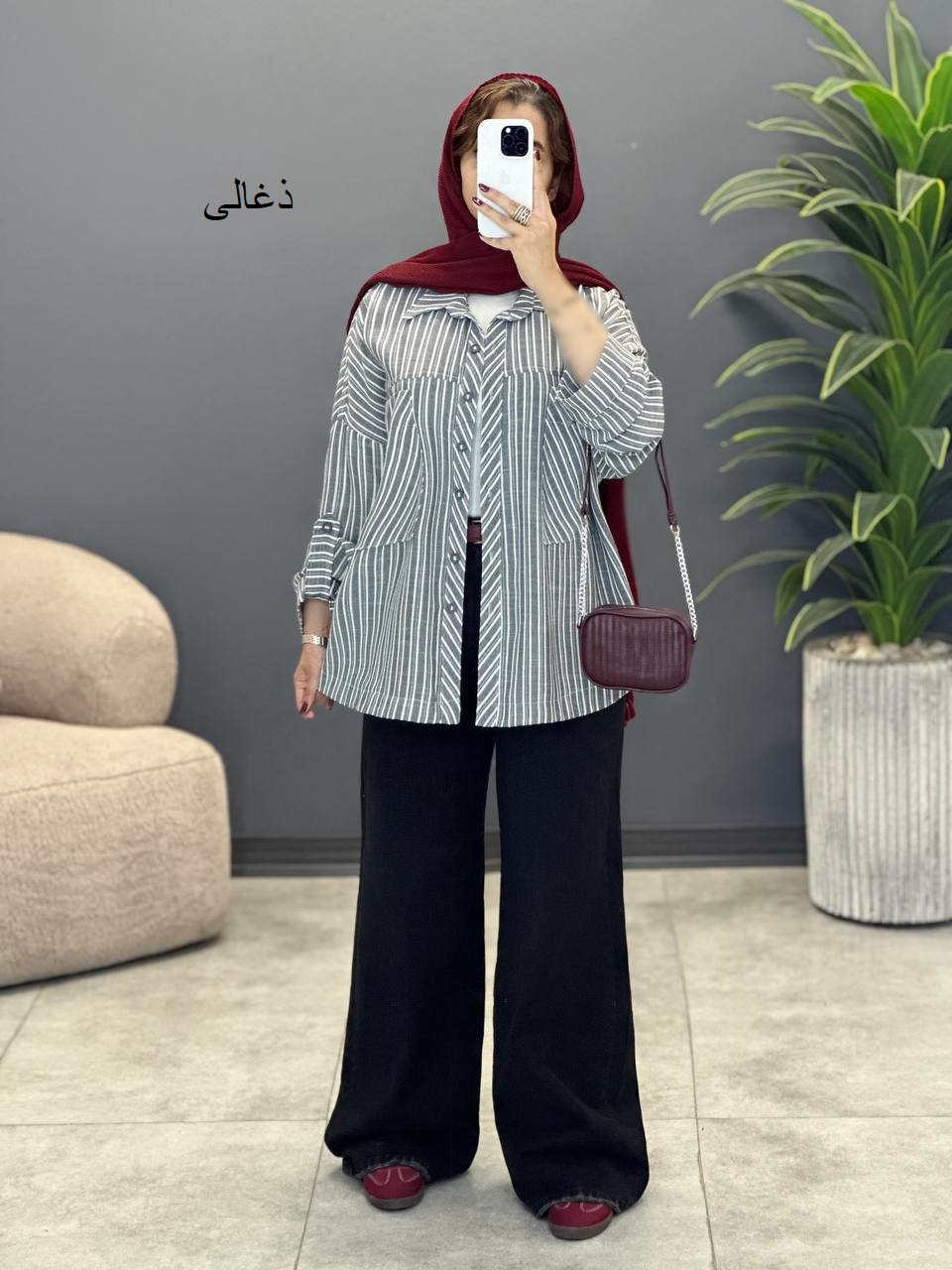 1800- مانتو لینن ثمین