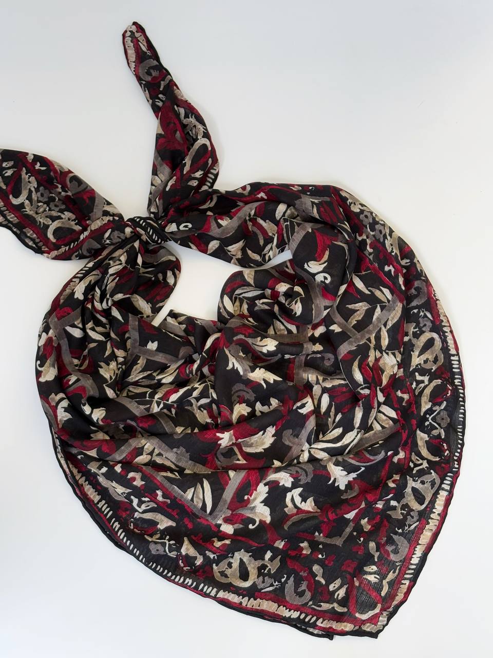 1801- روسری وارداتی قواره 140