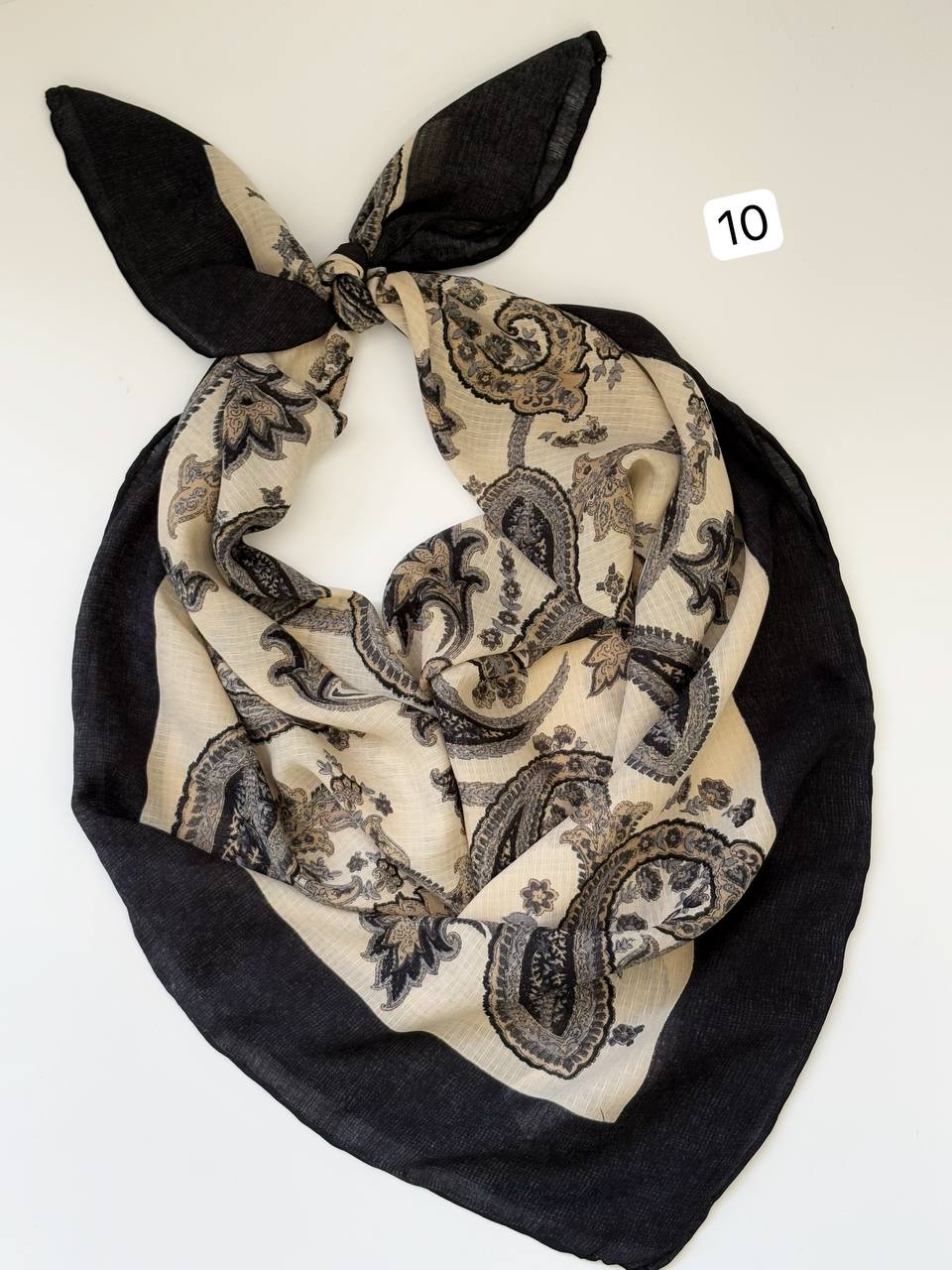 1807- روسری ژاکارد دست دوز