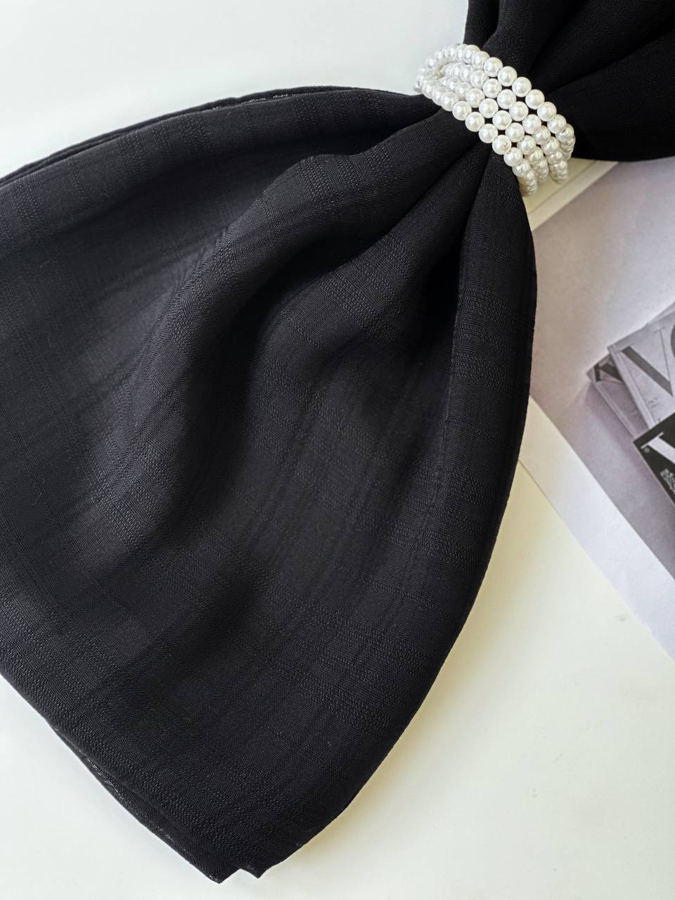 1813- شال مشکی نور(ویژه محرم)