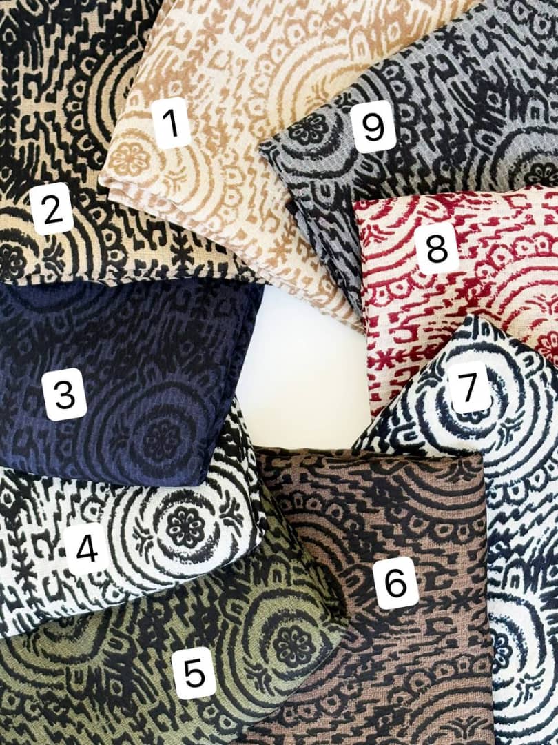 1814- روسری ژاکارد دست دوز