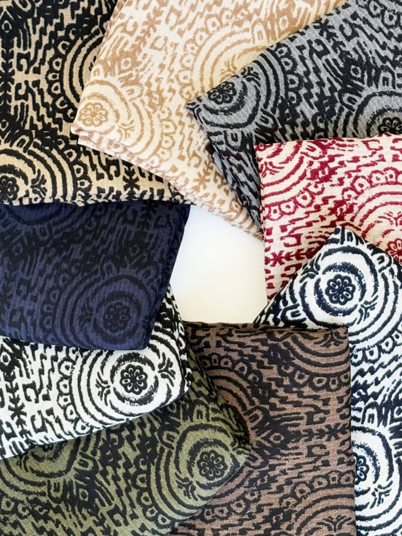 1814- روسری ژاکارد دست دوز