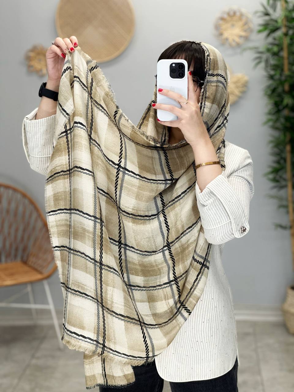 1819 - شال لبه ریش پانی