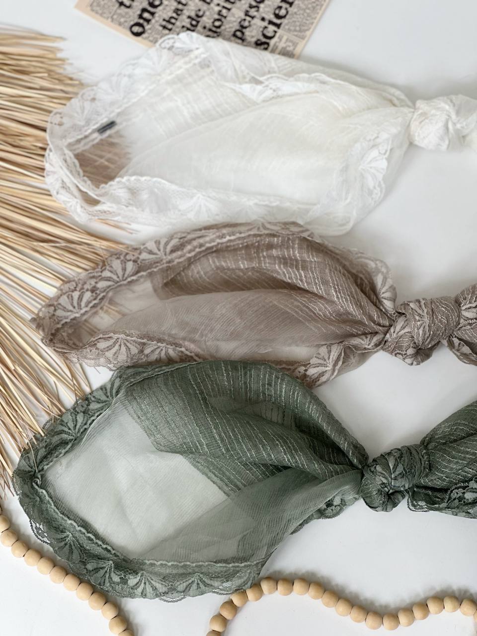 1826-شال حاشیه دانتل گل