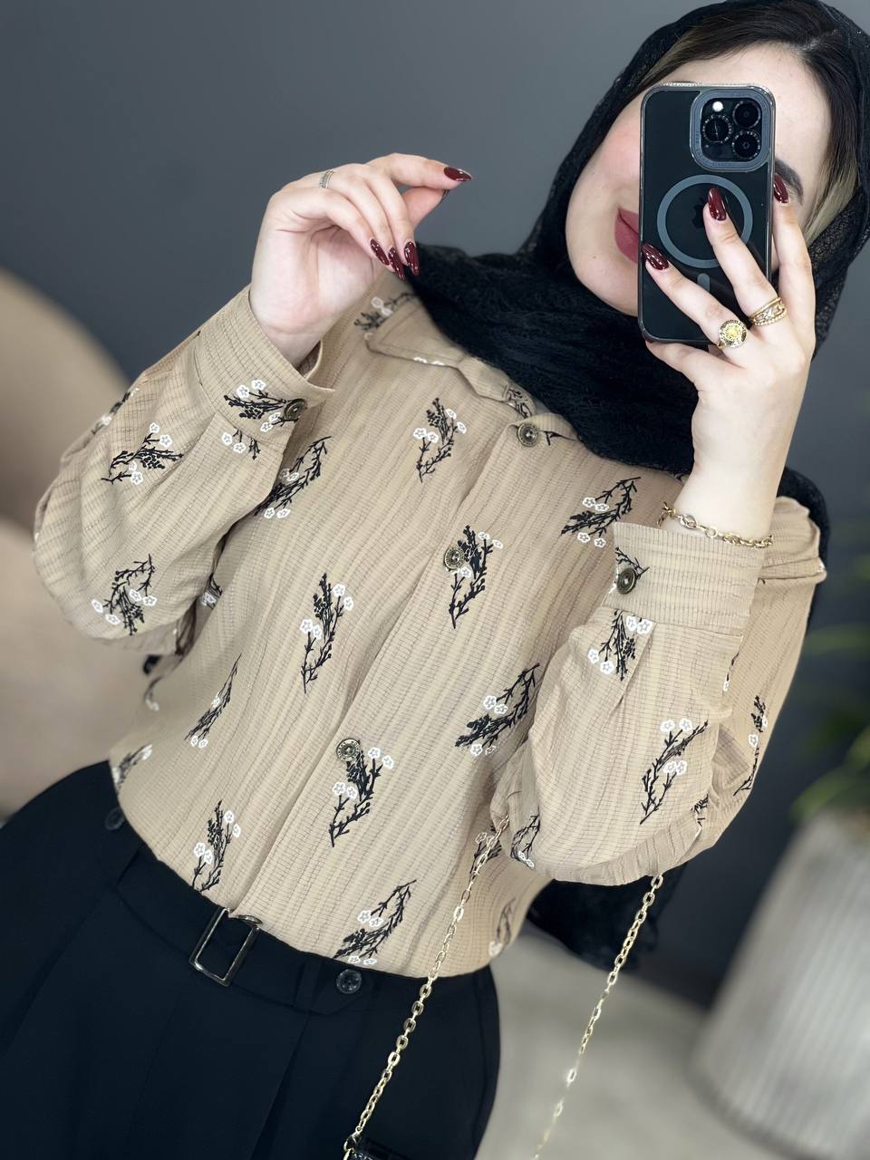 2004-شومیز مانتویی گلایل