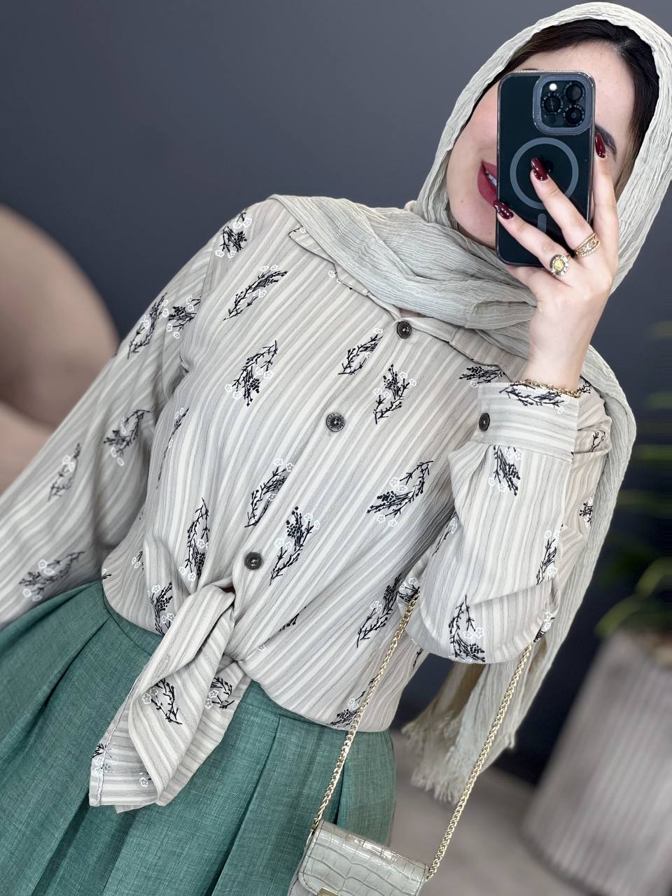 2004-شومیز مانتویی گلایل