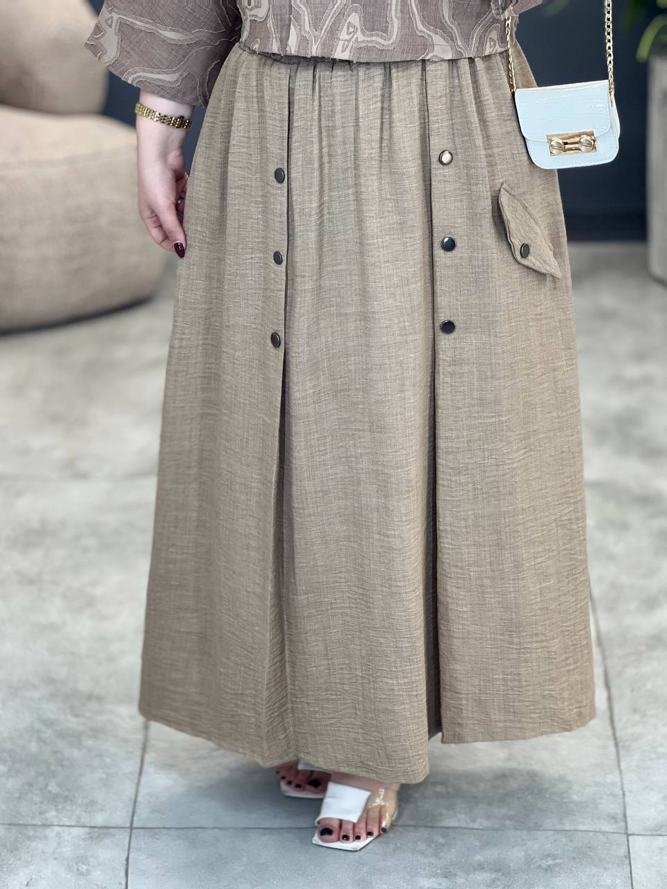 2009-کت و دامن دکمه پرچی