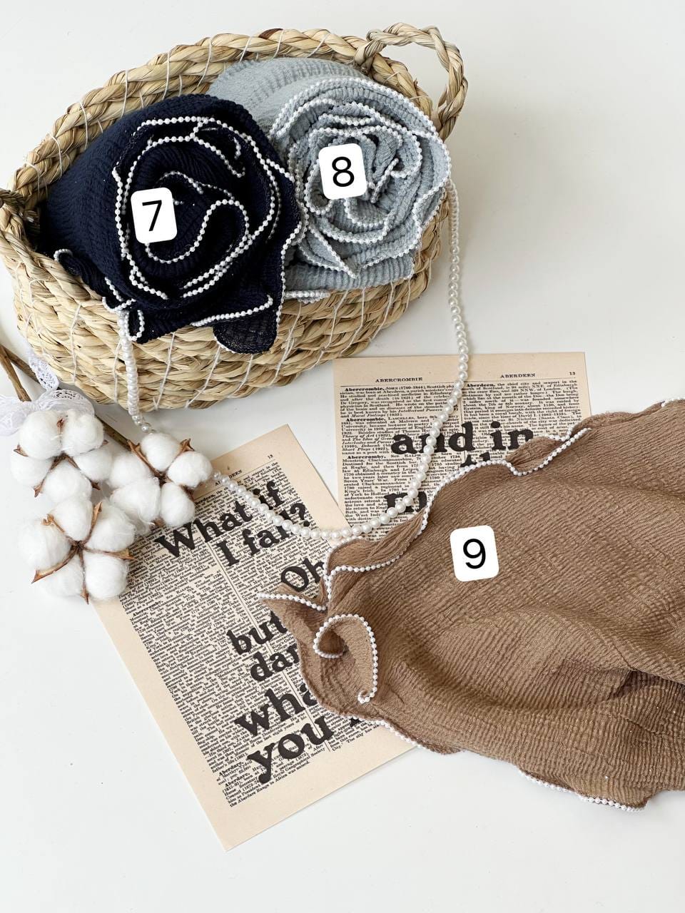 2015-شال وارداتی لبه مروارید