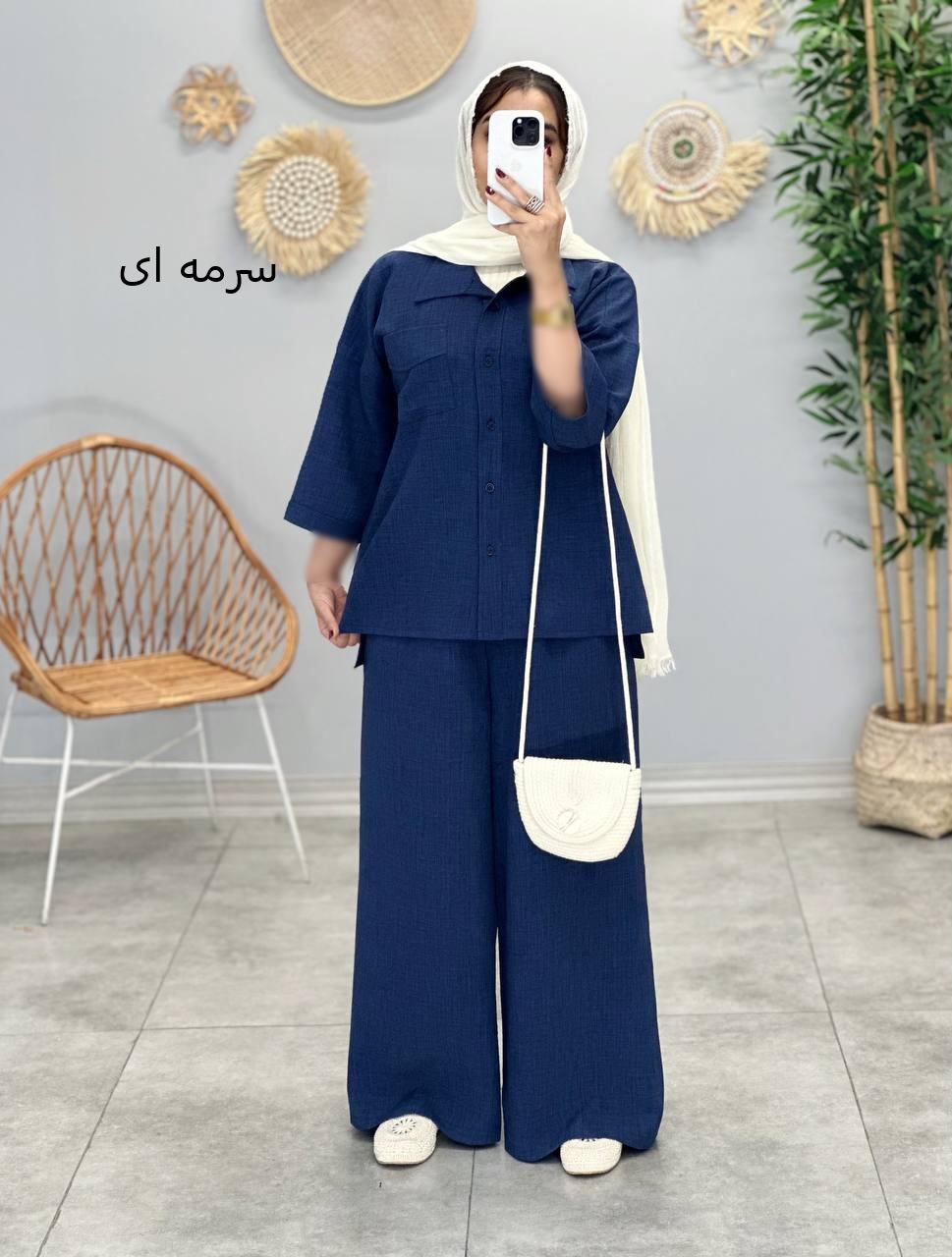 2020-ست شومیز و شلوار پوپک