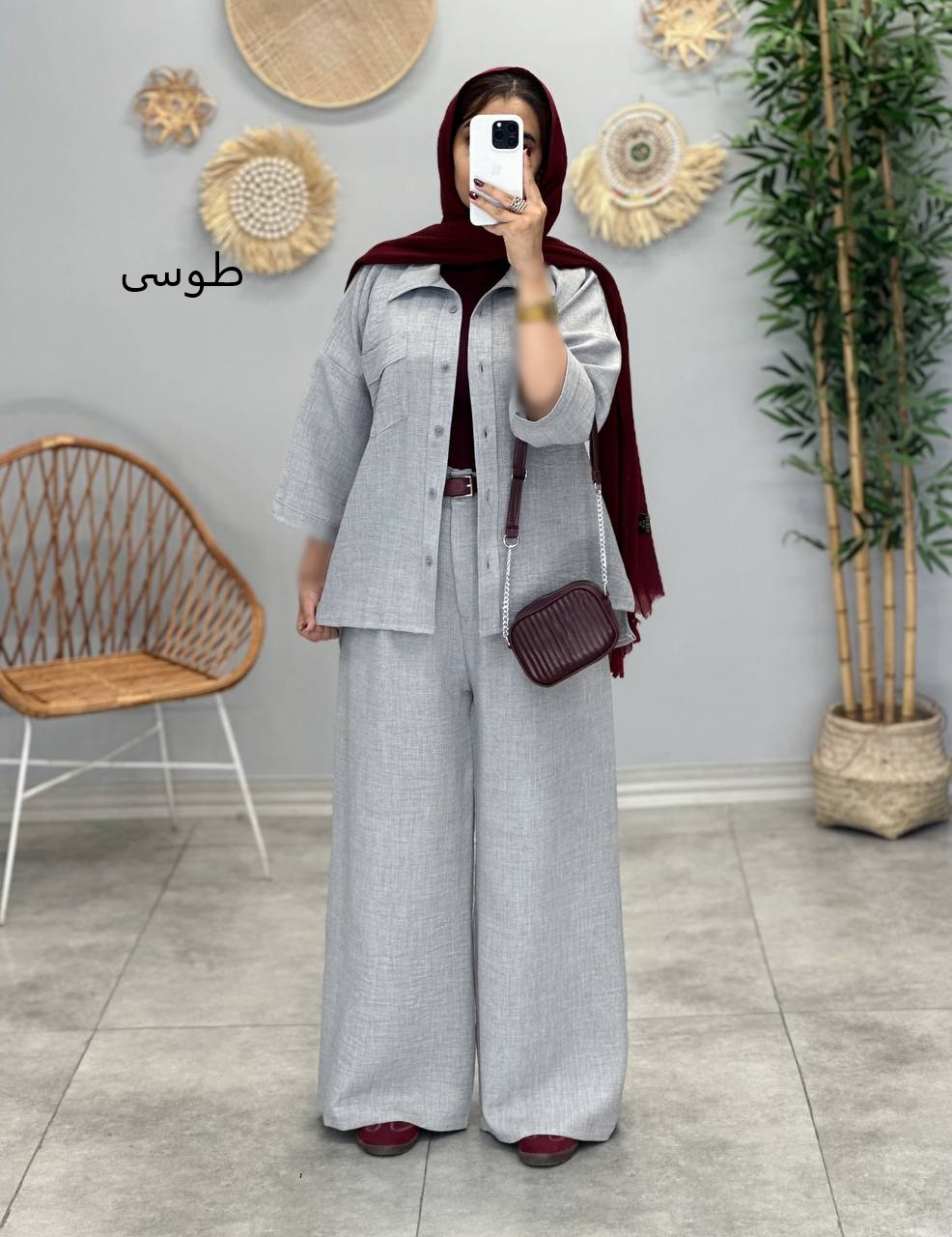 2020-ست شومیز و شلوار پوپک