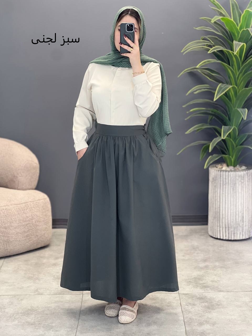 2023-دامن بغل زیپ