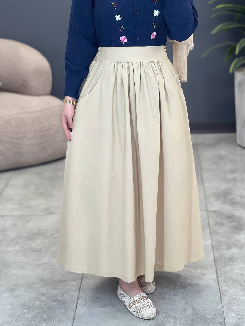 2023-دامن بغل زیپ