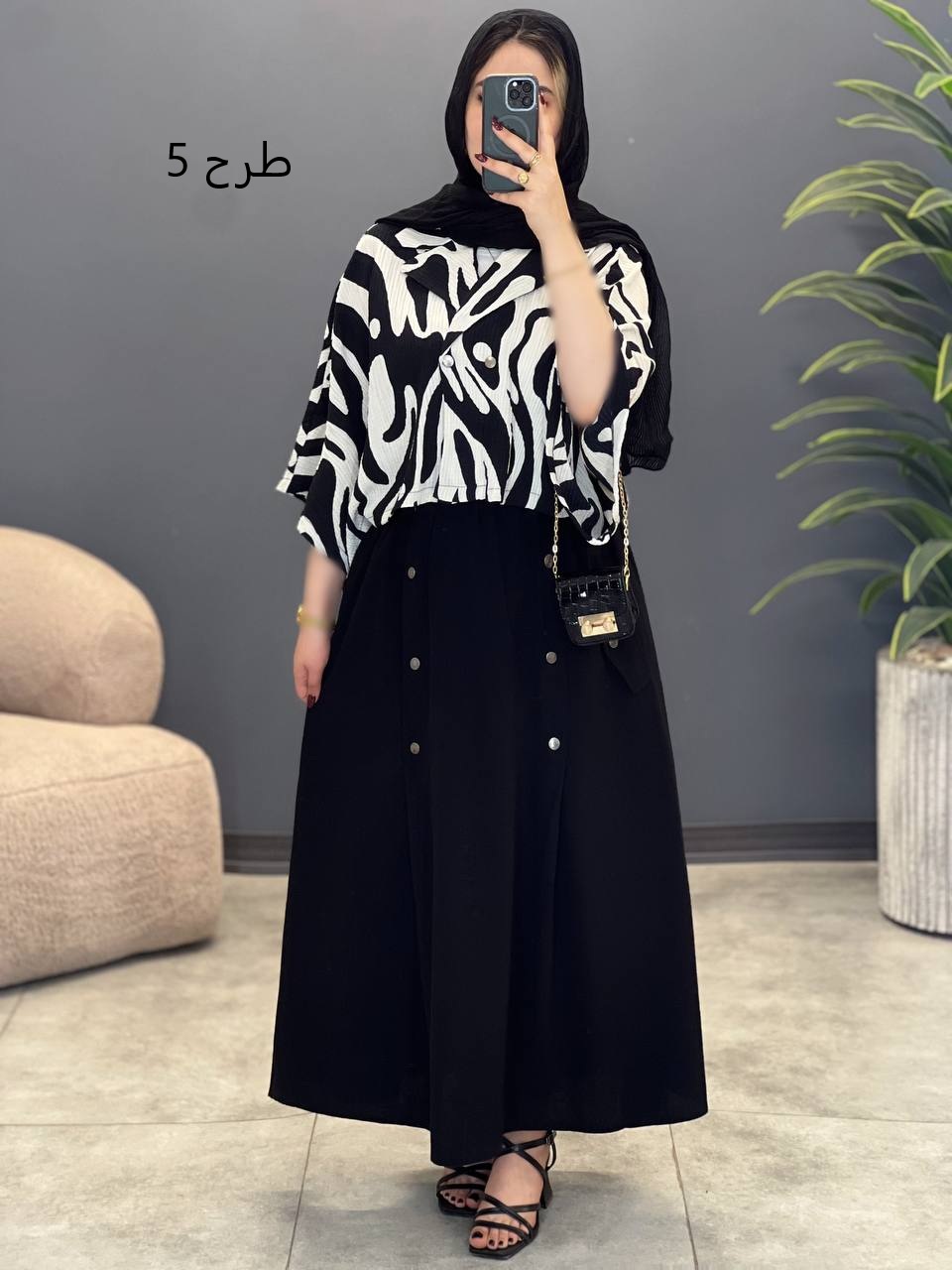 1792- کت و دامن اطلس