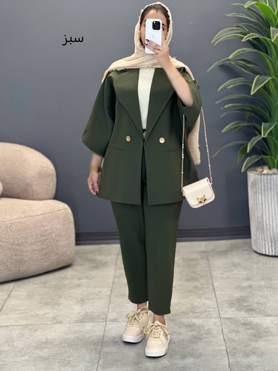 2031-کت و شلوار لینن آنیسا