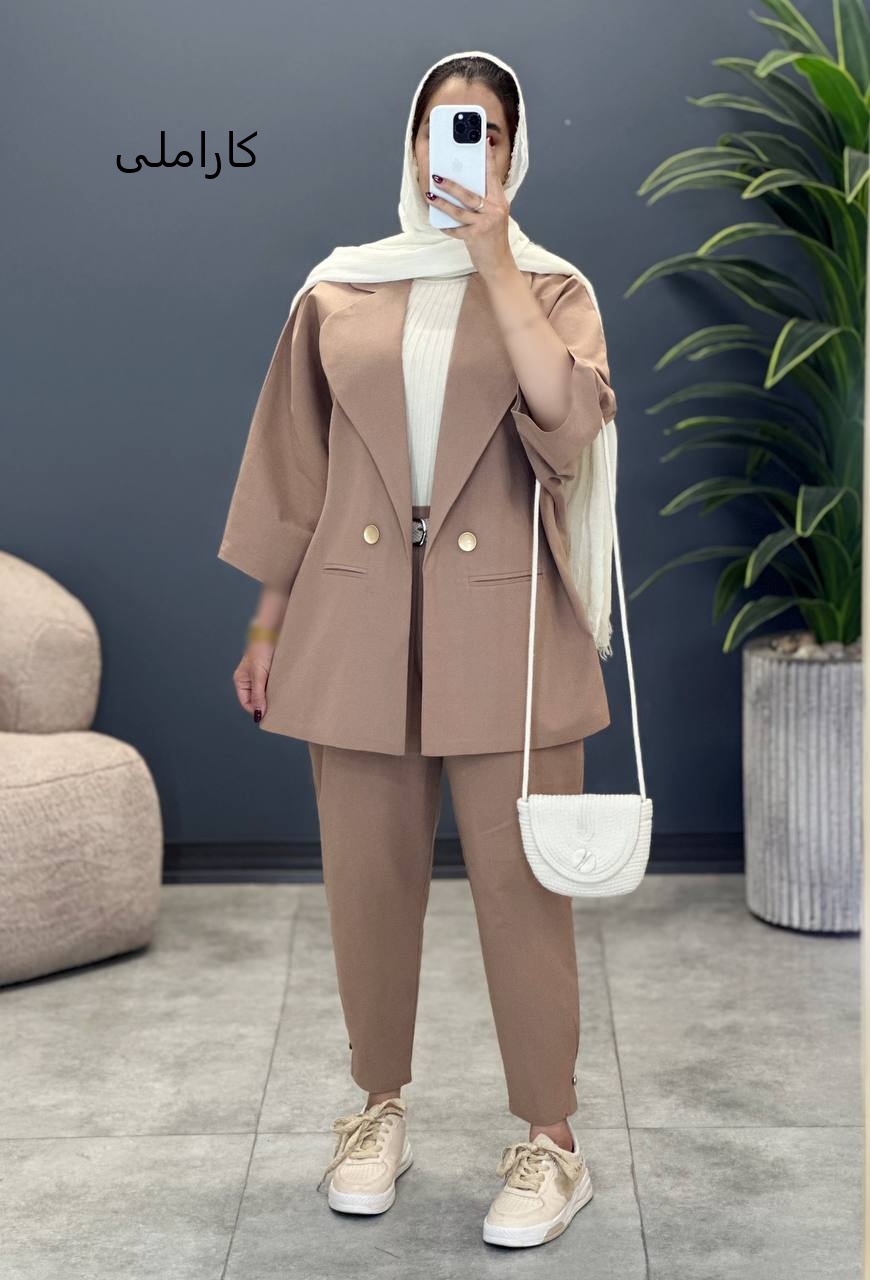 2031-کت و شلوار لینن آنیسا