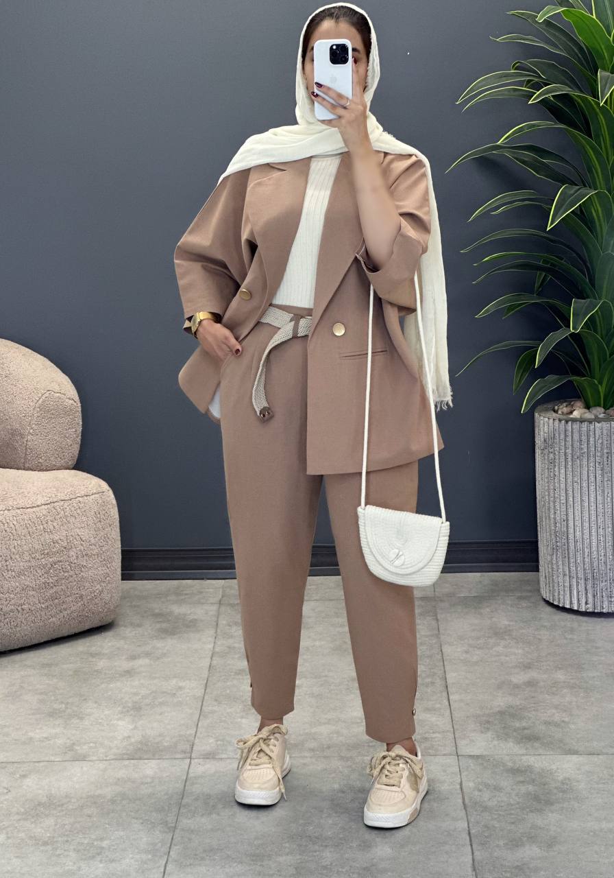 2031-کت و شلوار لینن آنیسا