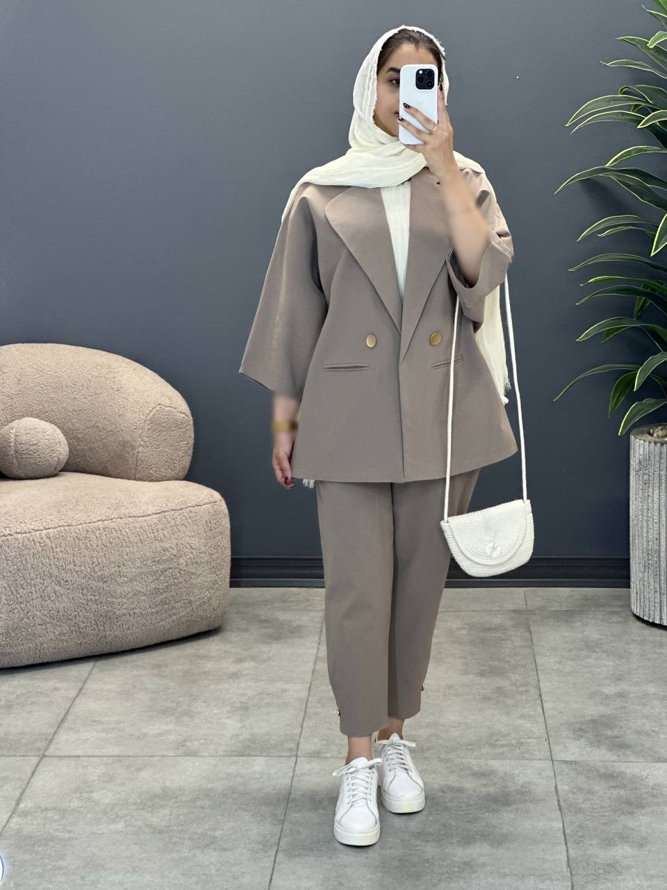 2031-کت و شلوار لینن آنیسا