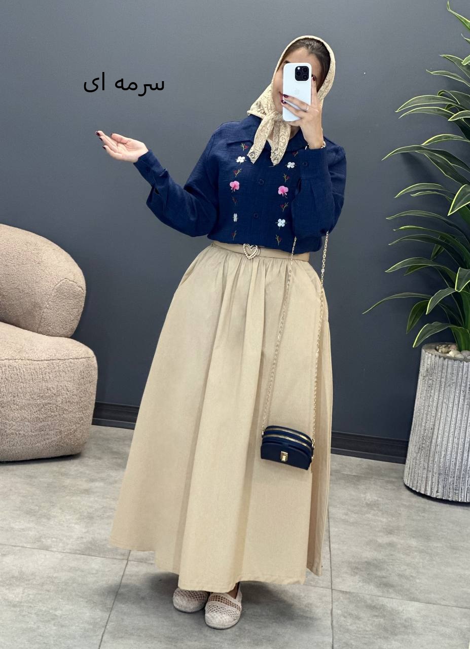 2033-شومیز گلدوزی تینو