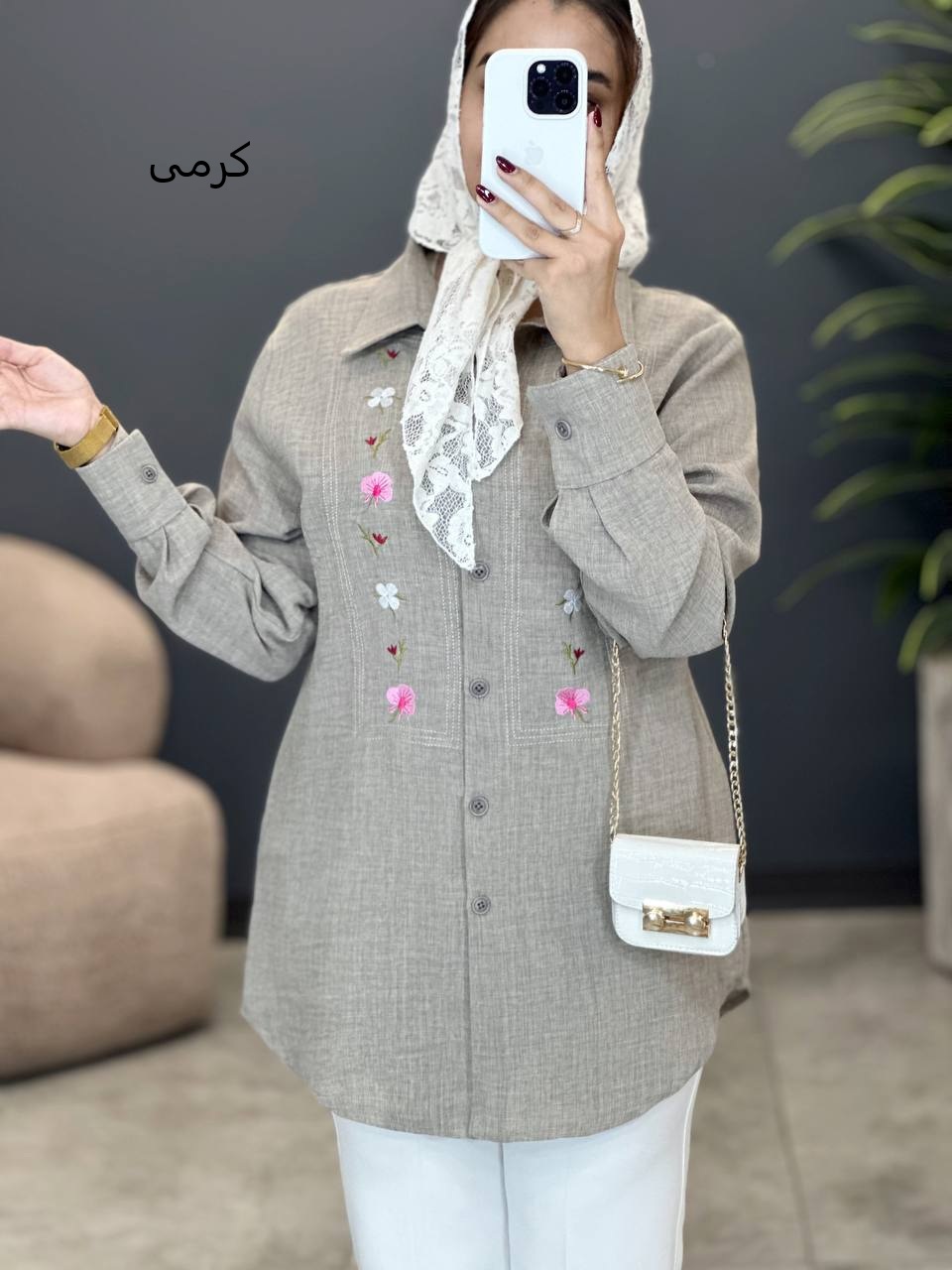 2033-شومیز گلدوزی تینو