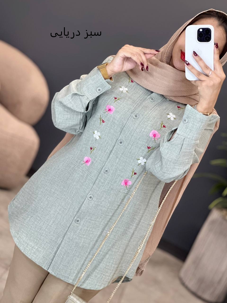 2033-شومیز گلدوزی تینو