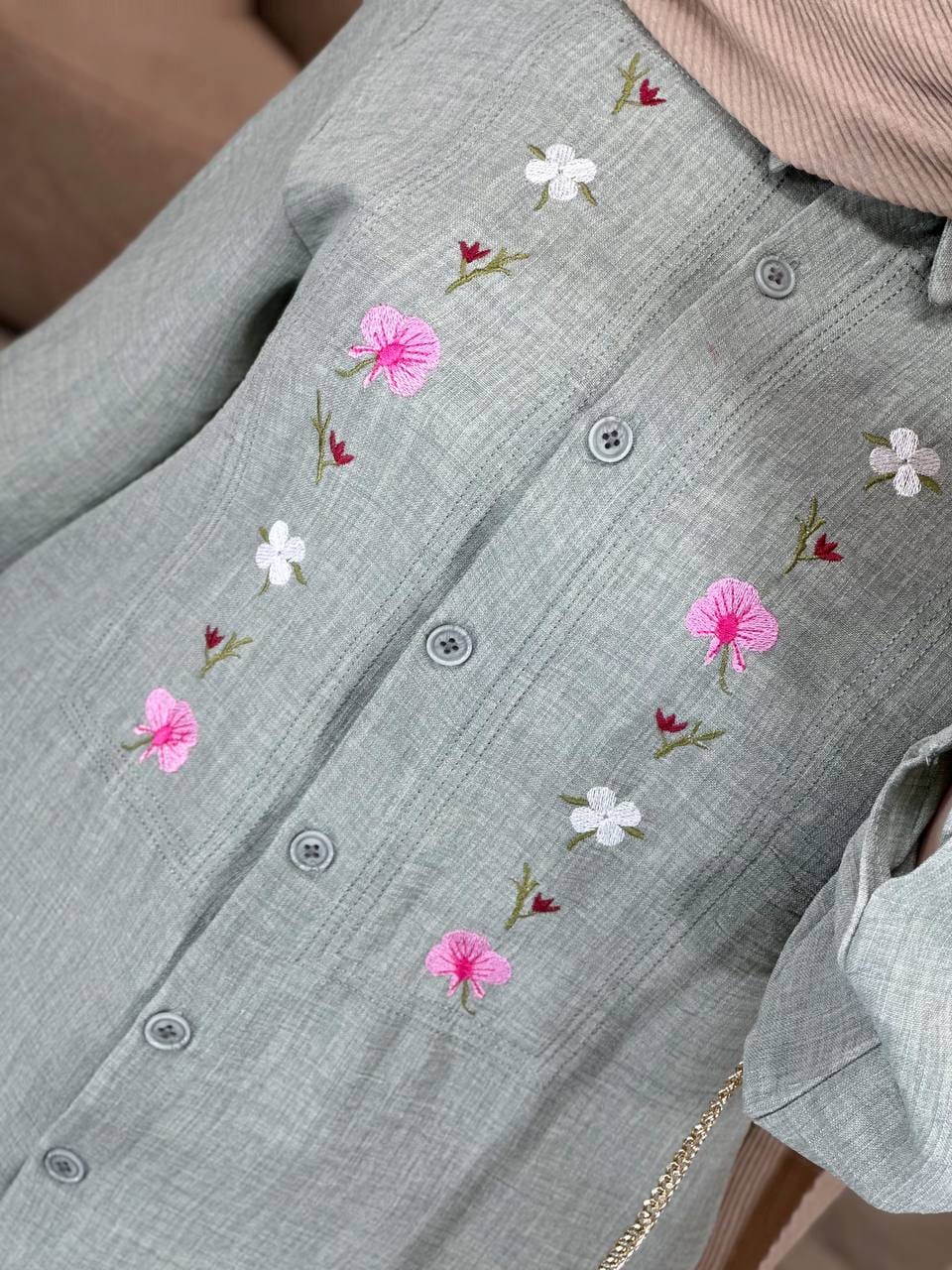 2033-شومیز گلدوزی تینو