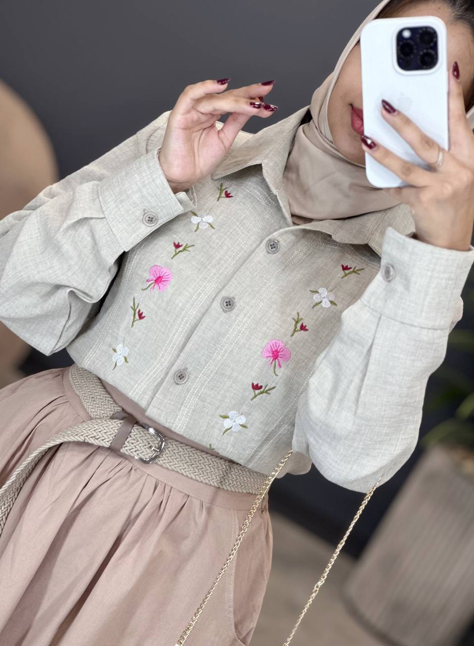 2033-شومیز گلدوزی تینو