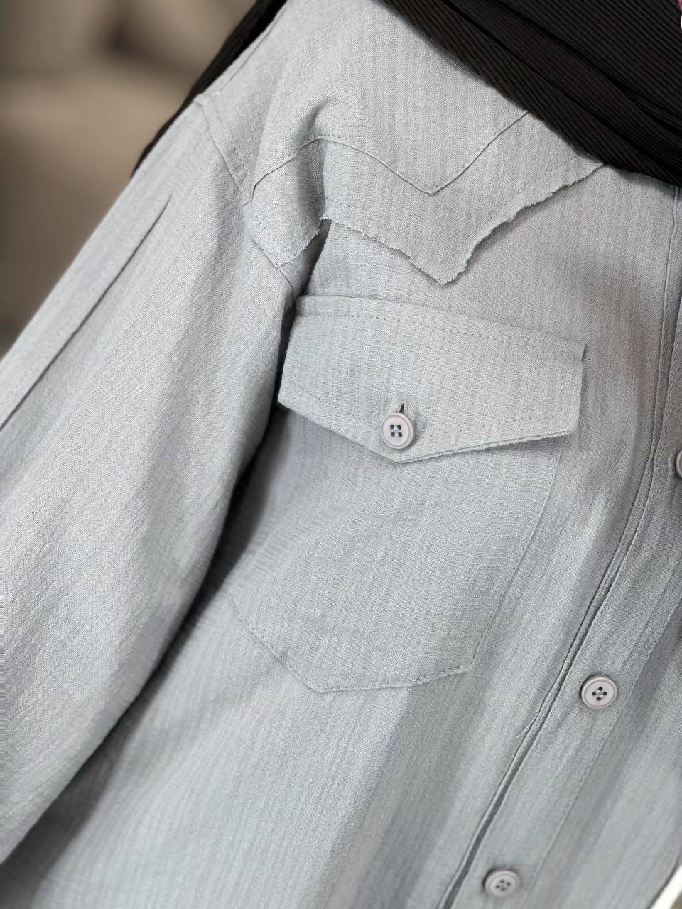 2048-شومیز لینن آفرین