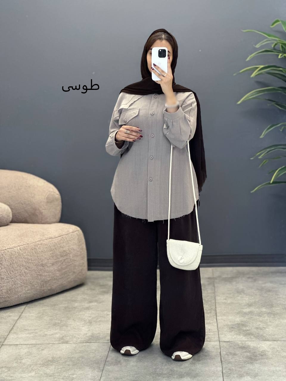 2048-شومیز لینن آفرین