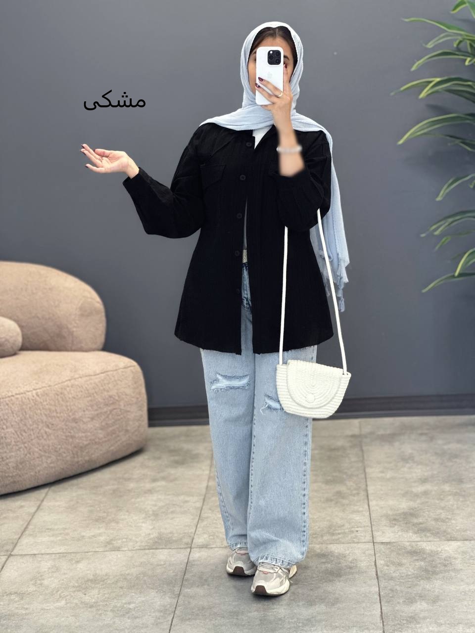 2048-شومیز لینن آفرین