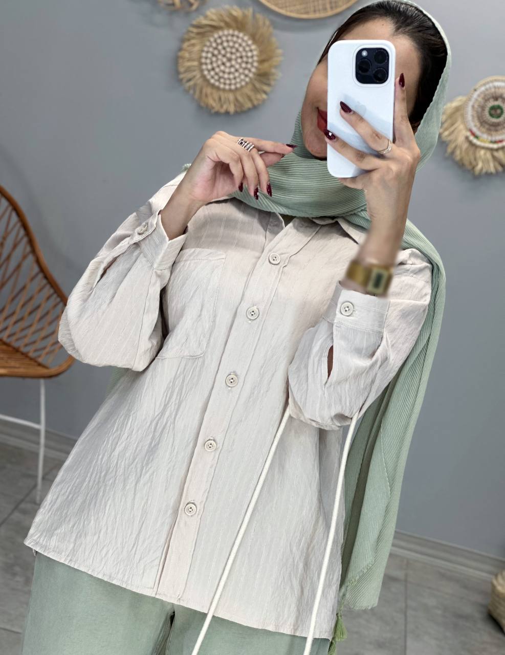 2053-شومیز پری ژاکارد