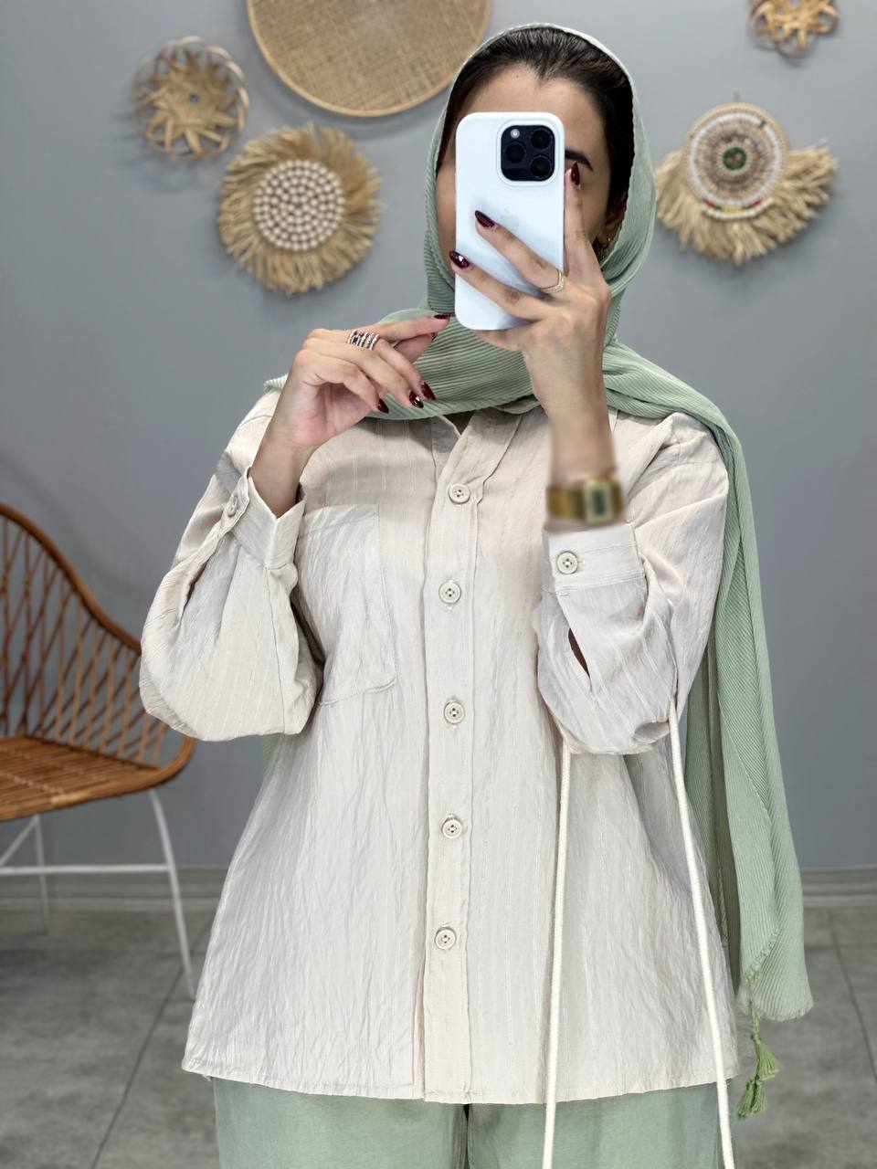 2053-شومیز پری ژاکارد