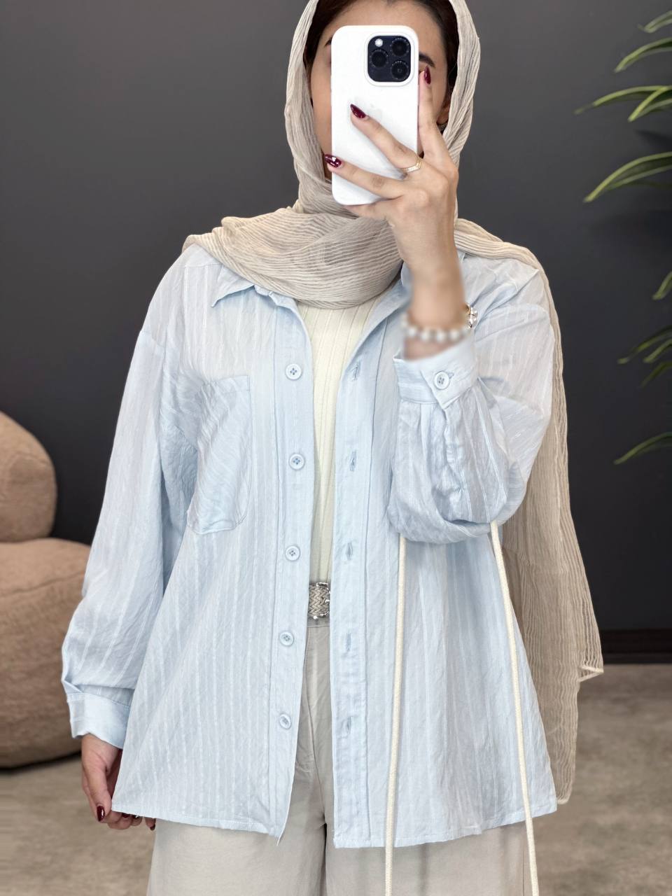 2053-شومیز پری ژاکارد