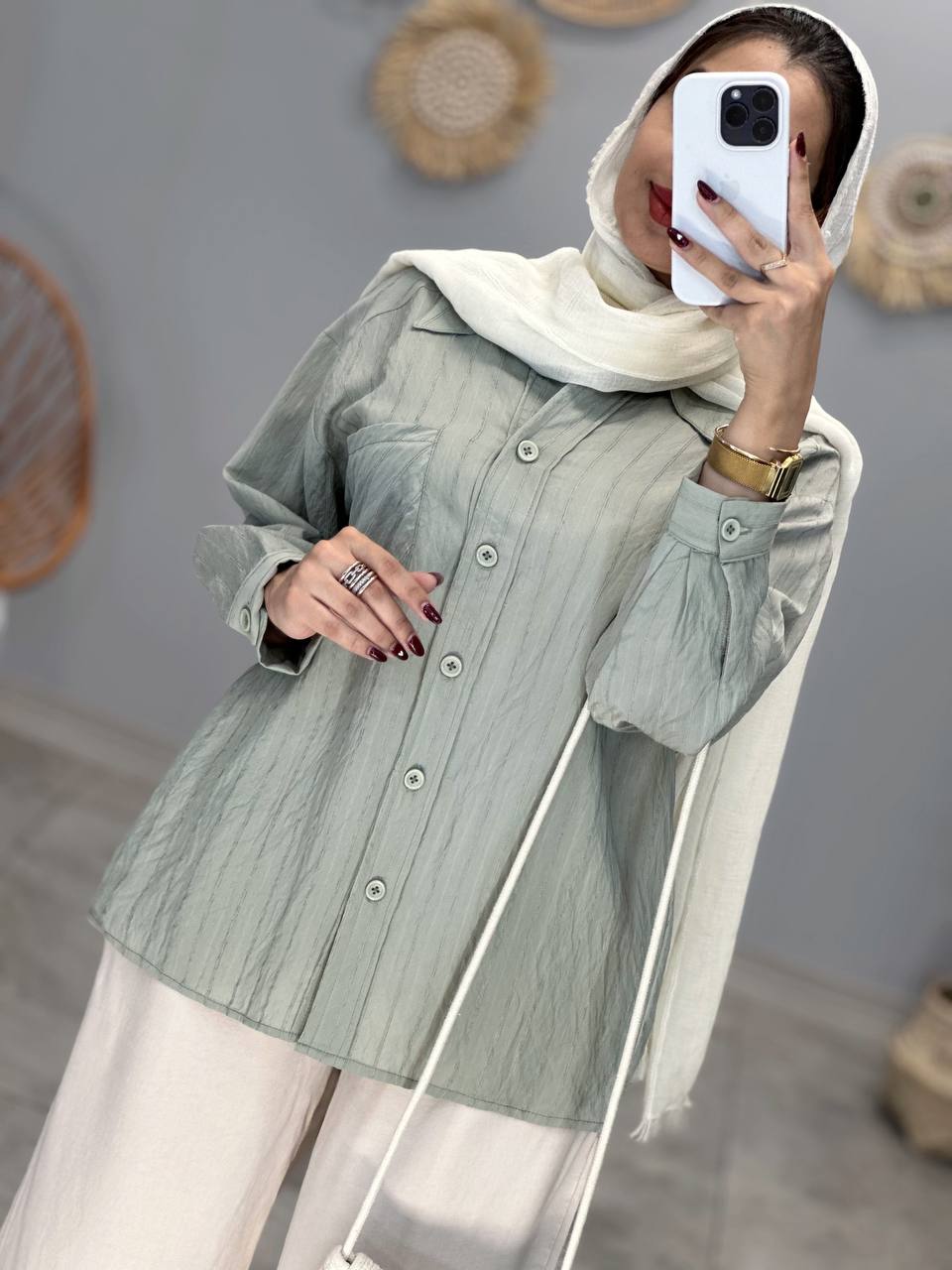 2053-شومیز پری ژاکارد